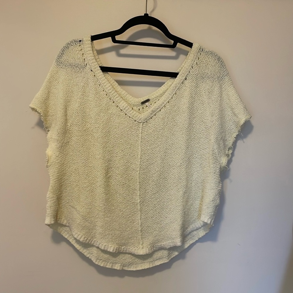 Yellow Knit Top